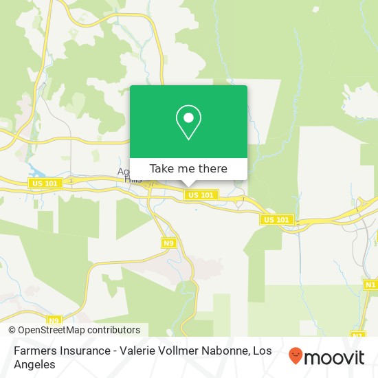Farmers Insurance - Valerie Vollmer Nabonne map