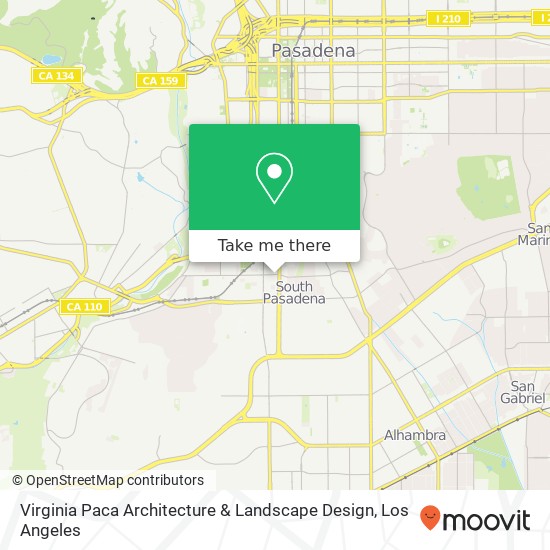 Mapa de Virginia Paca Architecture & Landscape Design