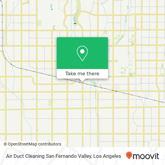 Air Duct Cleaning San Fernando Valley map