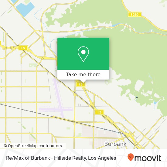 Re / Max of Burbank - Hillside Realty map