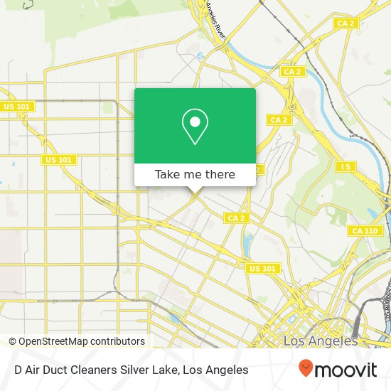 D Air Duct Cleaners Silver Lake map