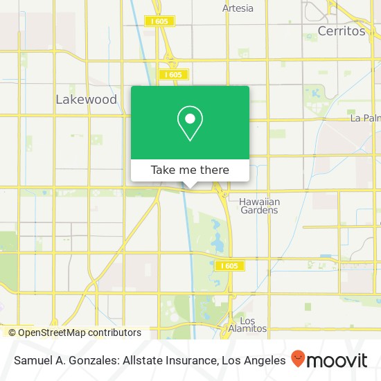 Samuel A. Gonzales: Allstate Insurance map