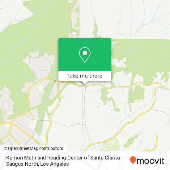 Mapa de Kumon Math and Reading Center of Santa Clarita - Saugus North