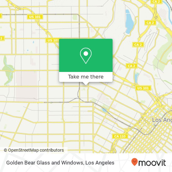 Golden Bear Glass and Windows map