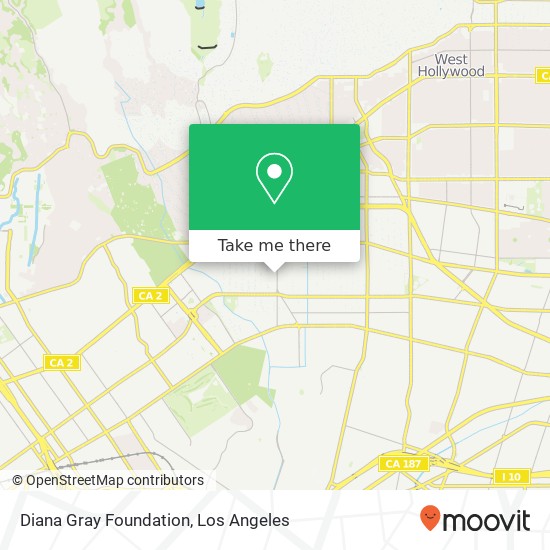 Diana Gray Foundation map