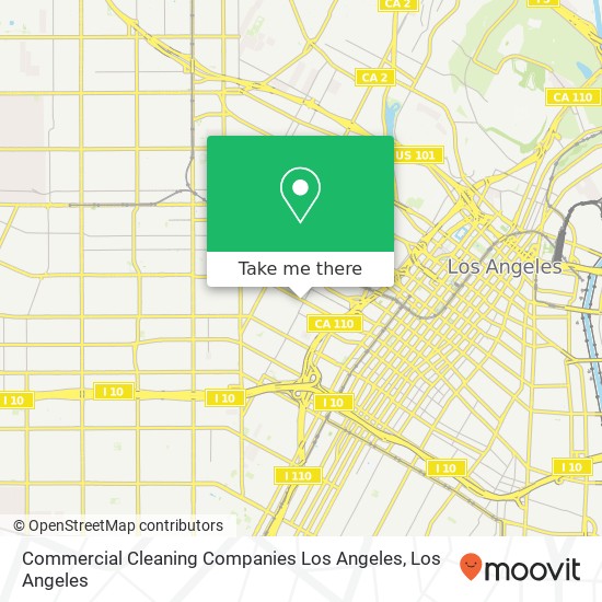 Commercial Cleaning Companies Los Angeles map