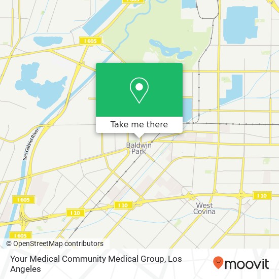 Your Medical Community Medical Group map