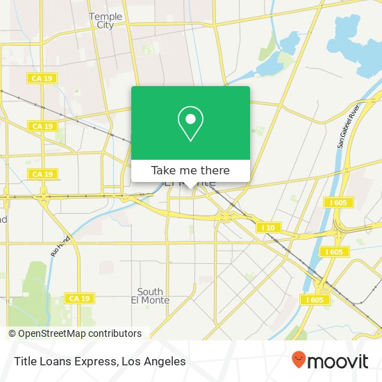 Title Loans Express map