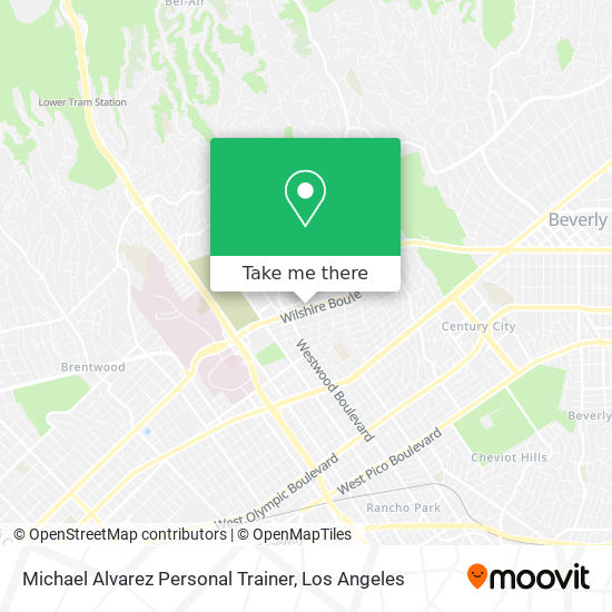 Mapa de Michael Alvarez Personal Trainer