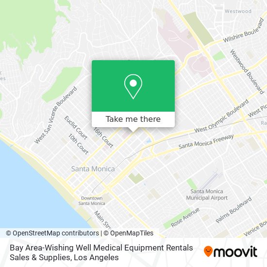 Mapa de Bay Area-Wishing Well Medical Equipment Rentals Sales & Supplies