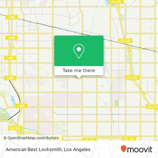 American Best Locksmith map