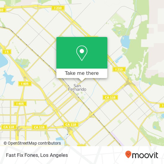 Fast Fix Fones map