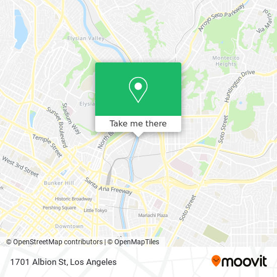 Mapa de 1701 Albion St