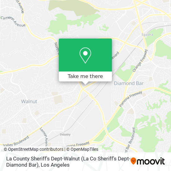 Mapa de La County Sheriff's Dept-Walnut (La Co Sheriff's Dept-Diamond Bar)