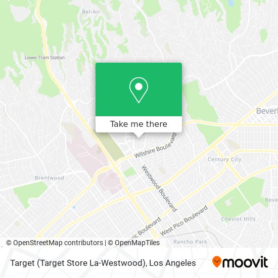 Target (Target Store La-Westwood) map