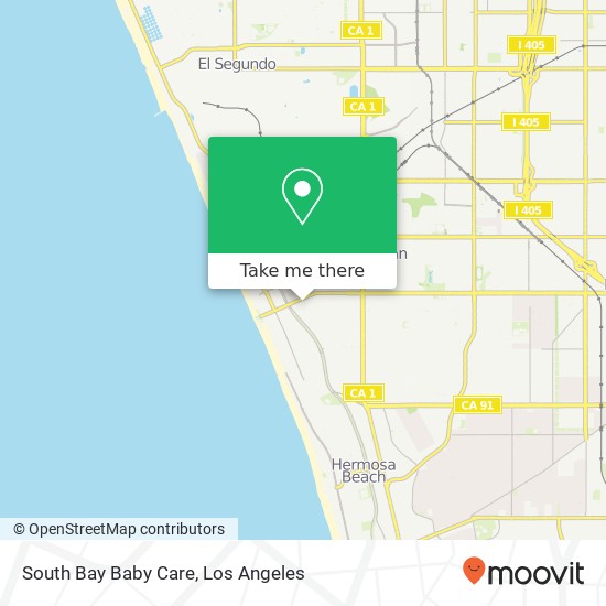 Mapa de South Bay Baby Care