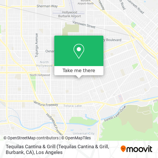 Tequilas Cantina & Grill (Tequilas Cantina & Grill, Burbank, CA) map