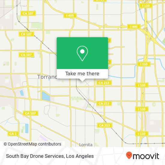 South Bay Drone Services map
