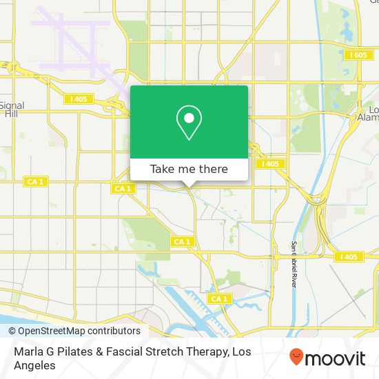 Marla G Pilates & Fascial Stretch Therapy map