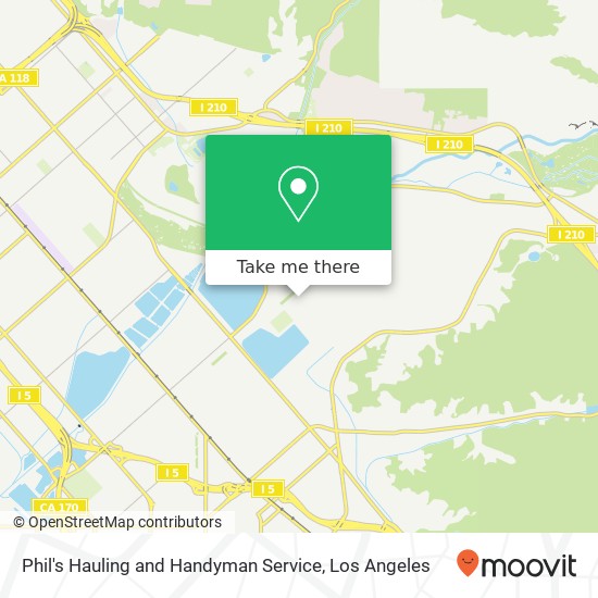 Mapa de Phil's Hauling and Handyman Service