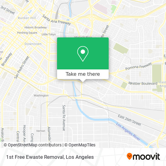 1st Free Ewaste Removal map