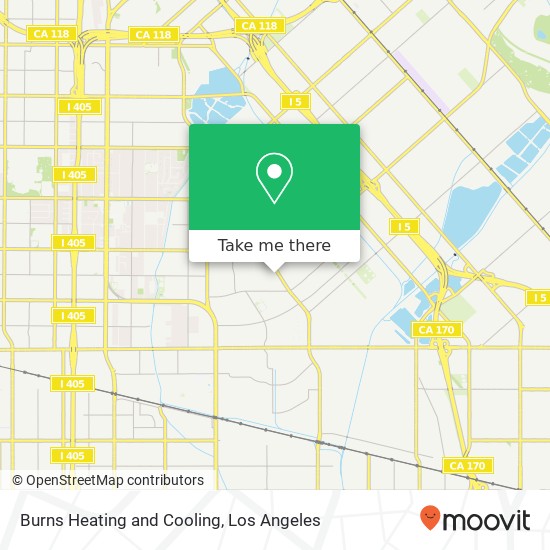 Burns Heating and Cooling map