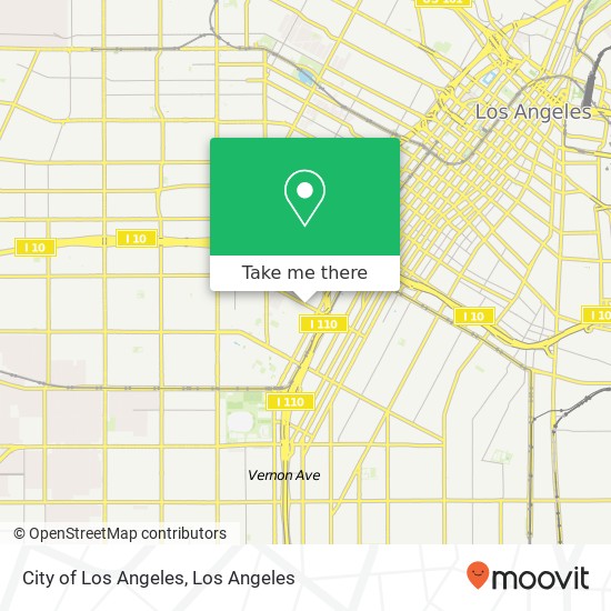 City of Los Angeles map