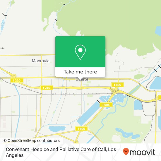 Convenant Hospice and Palliative Care of Cali map