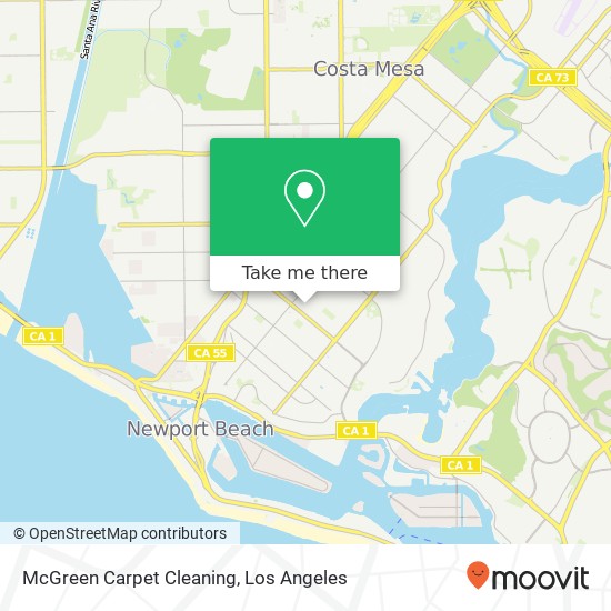McGreen Carpet Cleaning map