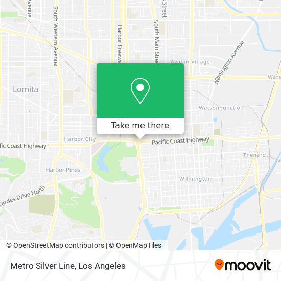 Metro Silver Line map