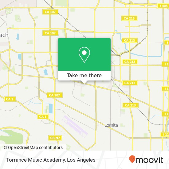 Torrance Music Academy map