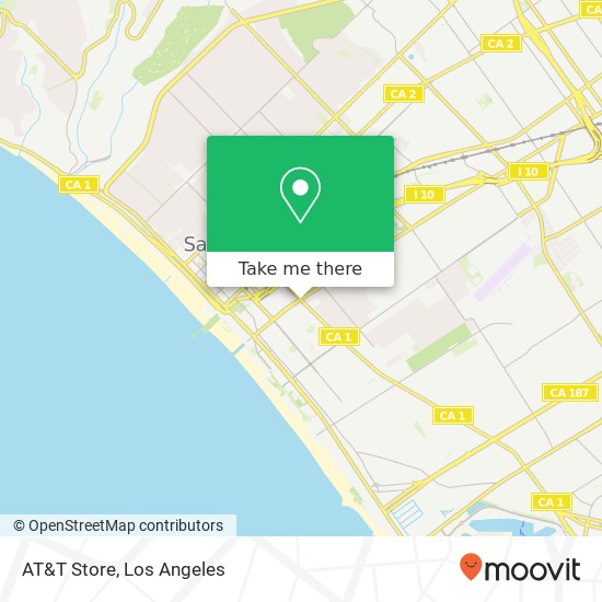 Mapa de AT&T Store