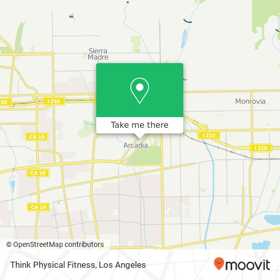 Think Physical Fitness map