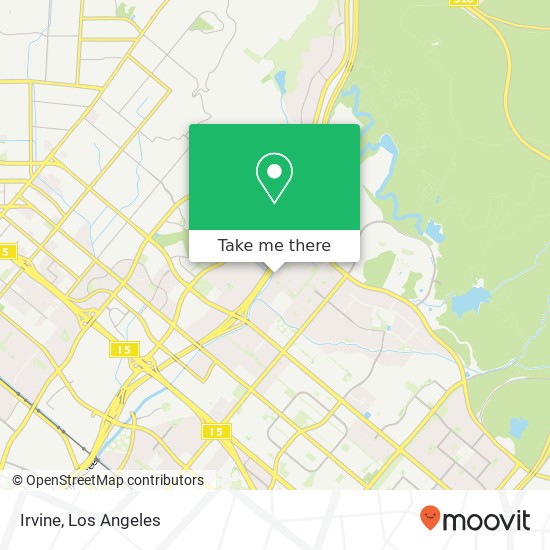 Mapa de Irvine