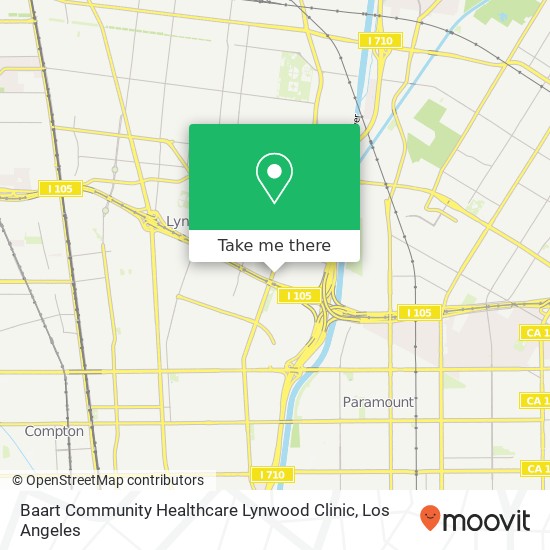 Baart Community Healthcare Lynwood Clinic map