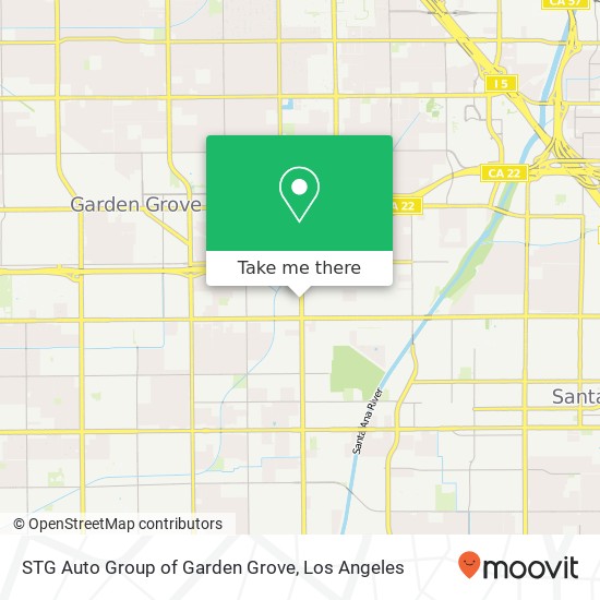 STG Auto Group of Garden Grove map