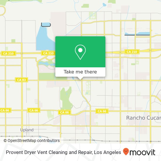 Provent Dryer Vent Cleaning and Repair map
