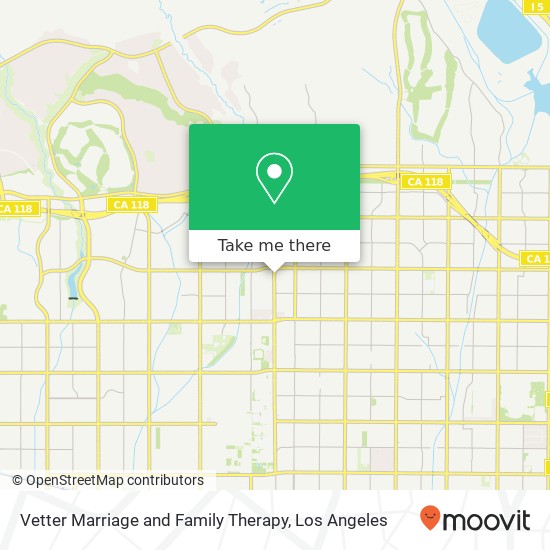 Mapa de Vetter Marriage and Family Therapy