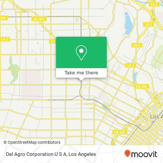 Del Agro Corporation U S A map