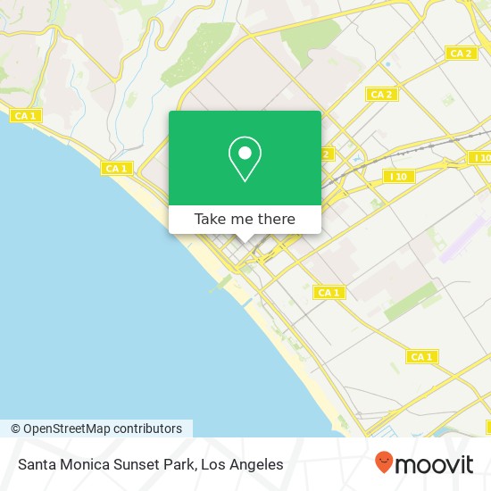 Santa Monica Sunset Park map