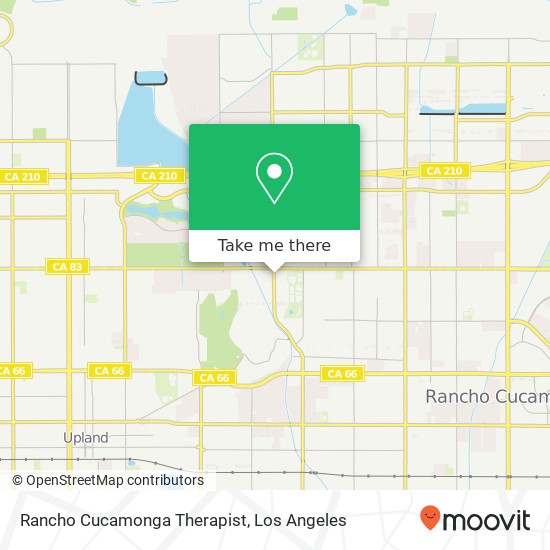 Mapa de Rancho Cucamonga Therapist