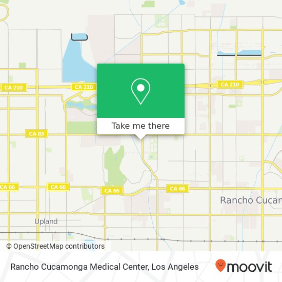 Rancho Cucamonga Medical Center map