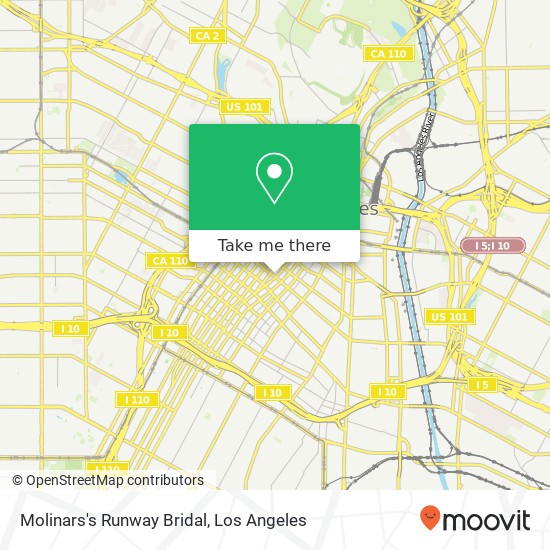 Molinars's Runway Bridal map