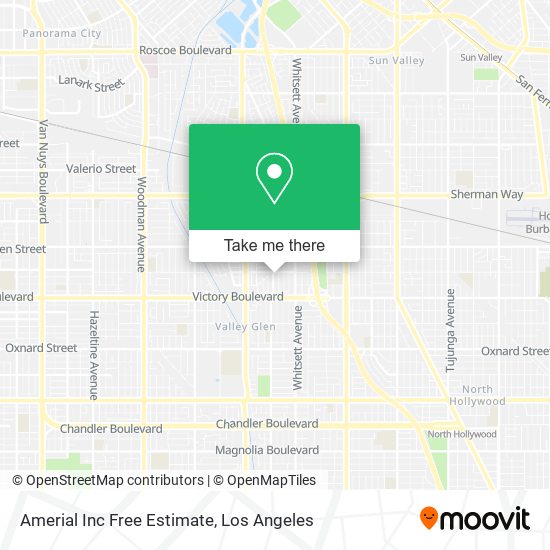 Amerial Inc Free Estimate map