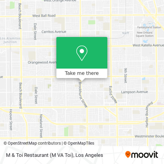 Mapa de M & Toi Restaurant (M VA Toi)
