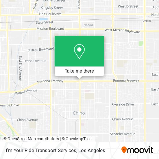 I'm Your Ride Transport Services map