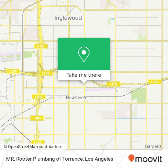 MR. Rooter Plumbing of Torrance map