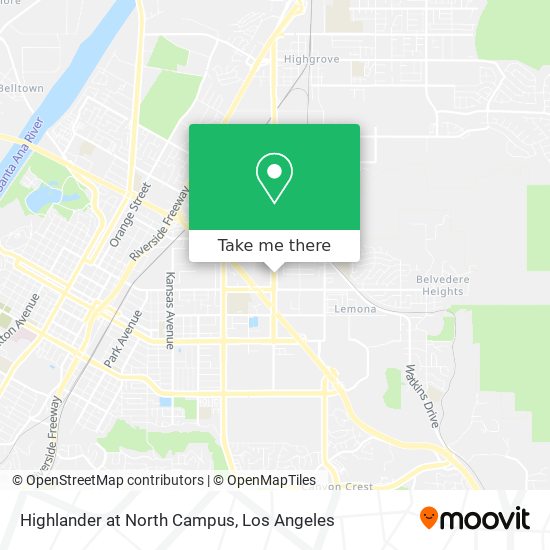 Highlander at North Campus map