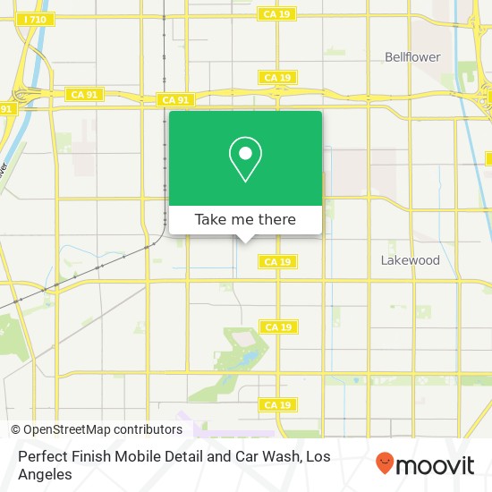 Perfect Finish Mobile Detail and Car Wash map