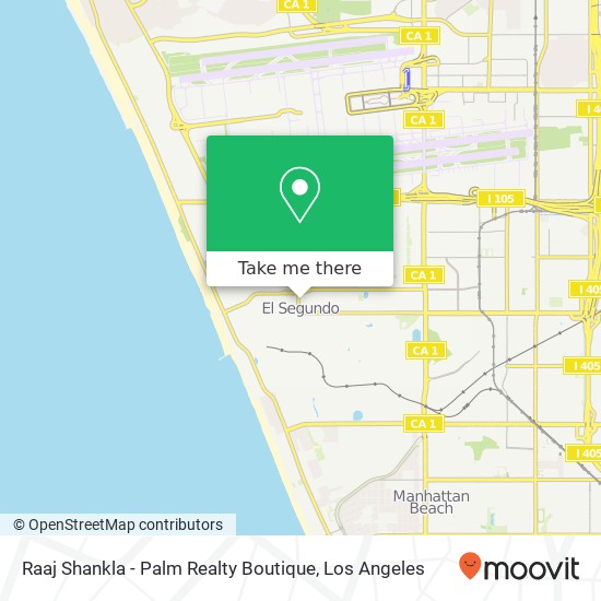 Mapa de Raaj Shankla - Palm Realty Boutique